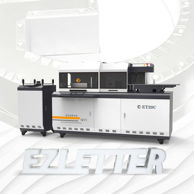 ET20C CNC рекламный букварный изгибатель с двуствольной лопатой с системой сменного изгиба