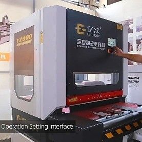 Ejon YZ1000S Промышленность панель листового металла Автоматическая шлифовка дебурринг машина 25-1000 мм